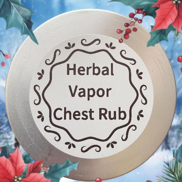 Herbal Vapor Chest Rub with Mullein, Peppermint, Eucalyptus Balm - Picture 10 of 10